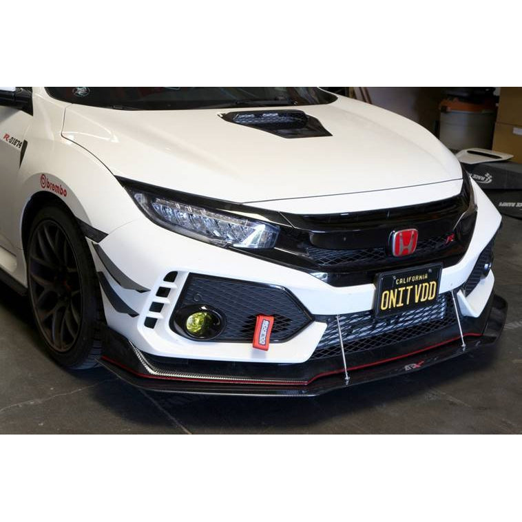 APR Performance 2017-up Honda Civic Type R Front Bumper Canards | AB-917002