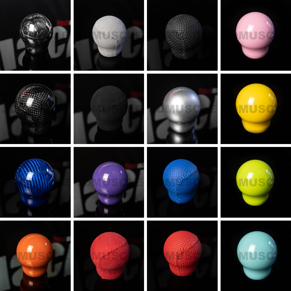 JDM Pearl White 54mm Round Ball Shift Knob Manual Gear Lever JDM Pearl White 54mm Round Ball Shift Knob Manual Gear Lever