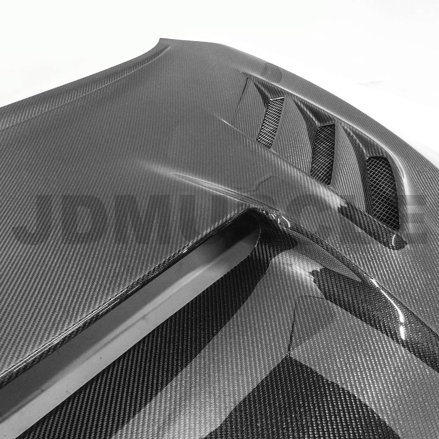 JDMuscle 15-21 WRX/STI Tanso Carbon Fiber Hood V2 w/ Heat Extract
