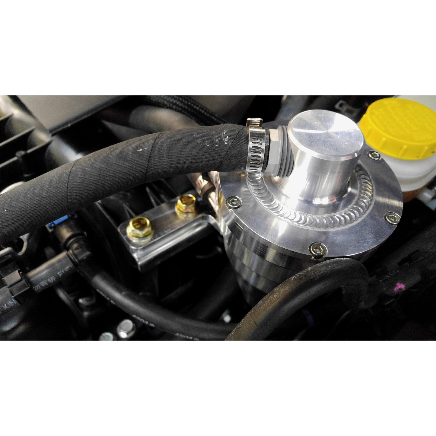 Killer B Air/Oil Separator w/ Plumbing WRX 15-2020 | FA-MV3S-C