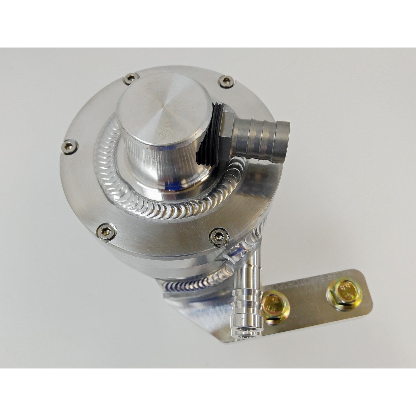 Killer B Front Mount Air/Oil Separator w/ Plumbing WRX 15-2020 | FMICWRX-MV3S-C