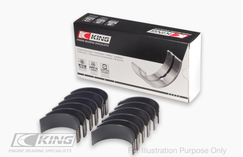King Toyota 2Gr - FE/ 3GR - FE Polymer Coated | Size 0.05 Connecting Rod Bearing Set | CR6873MC0.5 - JDMuscleRod BearingskingCR6873MC0.5