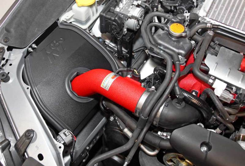 K&N Performance Short Ram Intake System Red WRX 2.5L H4 15-2017 / STI 2.5L H4 15-2017 | 69-8007TWR - JDMuscleIntakesknn69-8007TWR