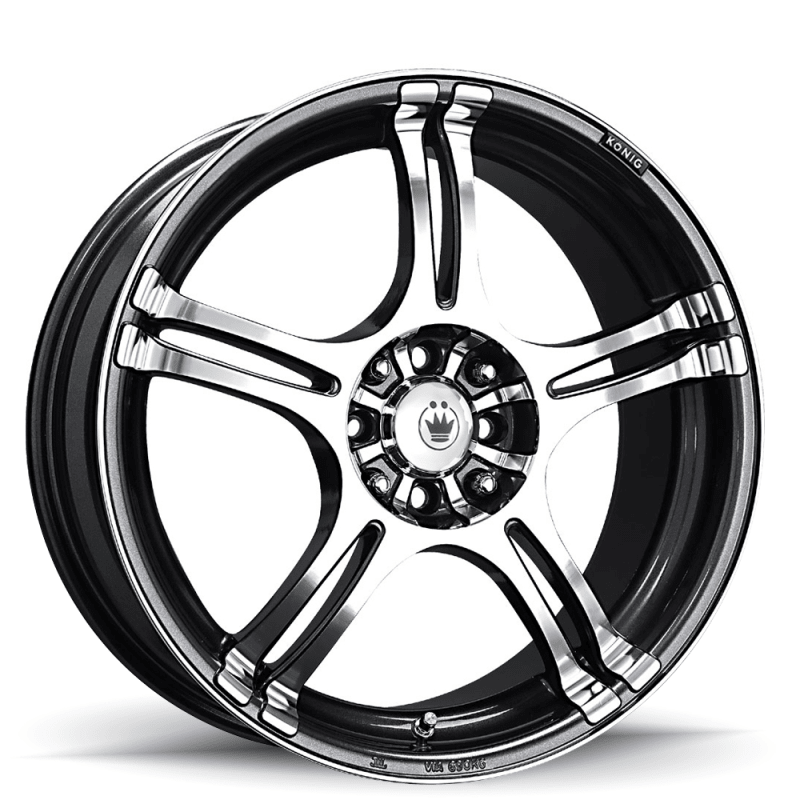 Konig Incident 16x7 8x100/108 ET40 Graphite - JDMuscleNon-Categorizedkng1N76D08406