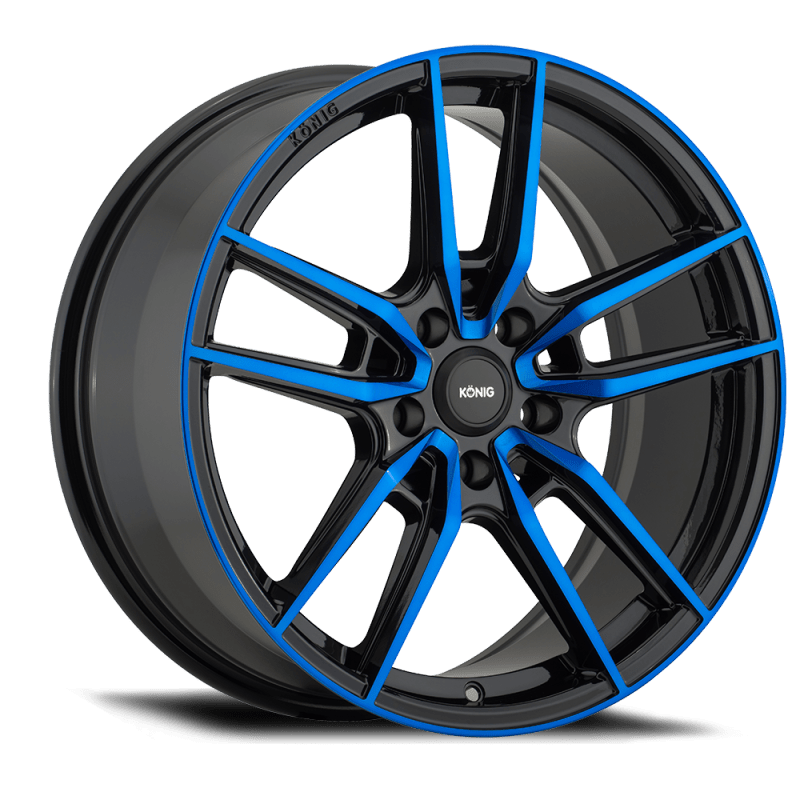 Konig Myth 18x8 5x100 ET43 Gloss Black w/ Blue Tinted Clearcoat - JDMuscleNon-CategorizedkngMY8851043F