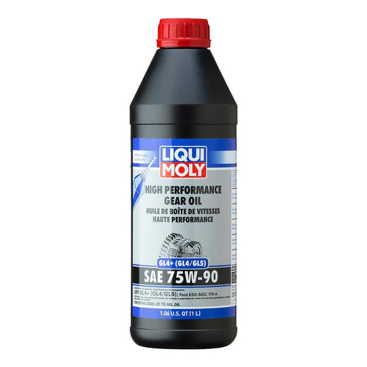 LIQUI MOLY 1L High Performance Gear Oil GL4+ SAE 75W-90 (20012)-lqm20012-Transmission Fluid-LIQUI MOLY-JDMuscle