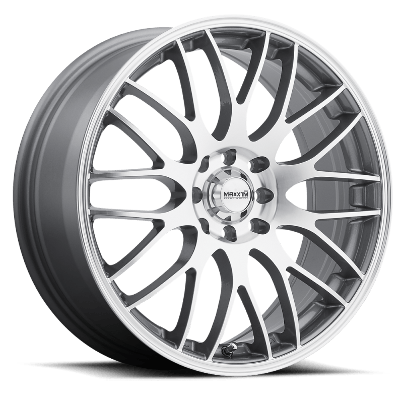 Maxxim Maze 18x7.5 10x100/114.3 ET45 Silver/Machine Face - JDMuscleNon-CategorizedkngMZ87T0445M