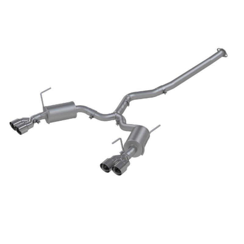 MBRP 15 - 21 WRX 2.0L/STI 2.5L 3in Dual Split Rear Exit w/ 3.5" Tips - T304 | Street Version | S4800304 - JDMuscleCat Back Exhaust SystemmbrpS4800304