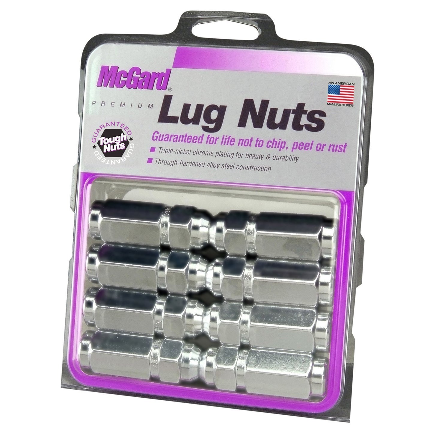 McGard 9/16-18 Chrome Cone Seat Style Lug Nuts / 2.50 OAL | 64806