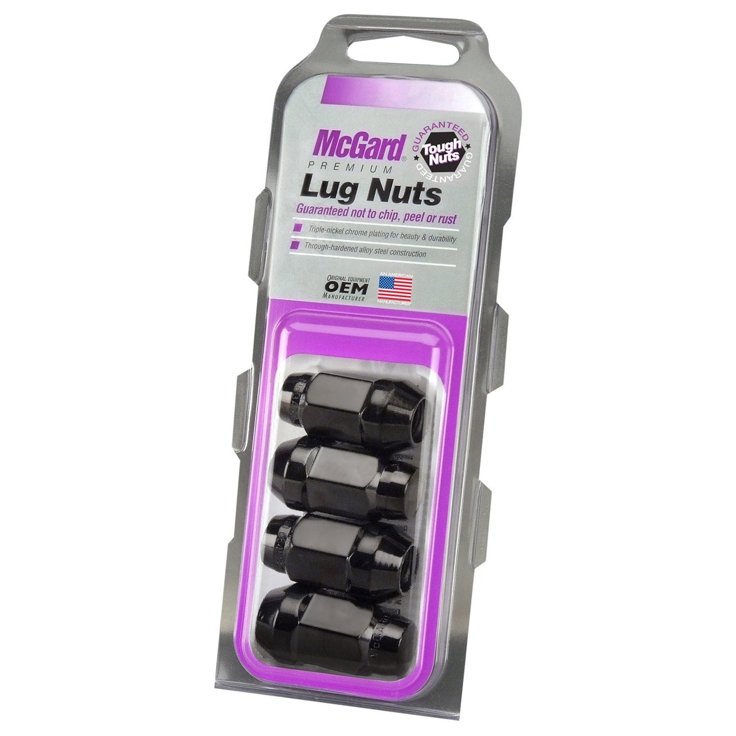 McGard Bulge Cone Seat Style Lug Nuts / Black | 64074