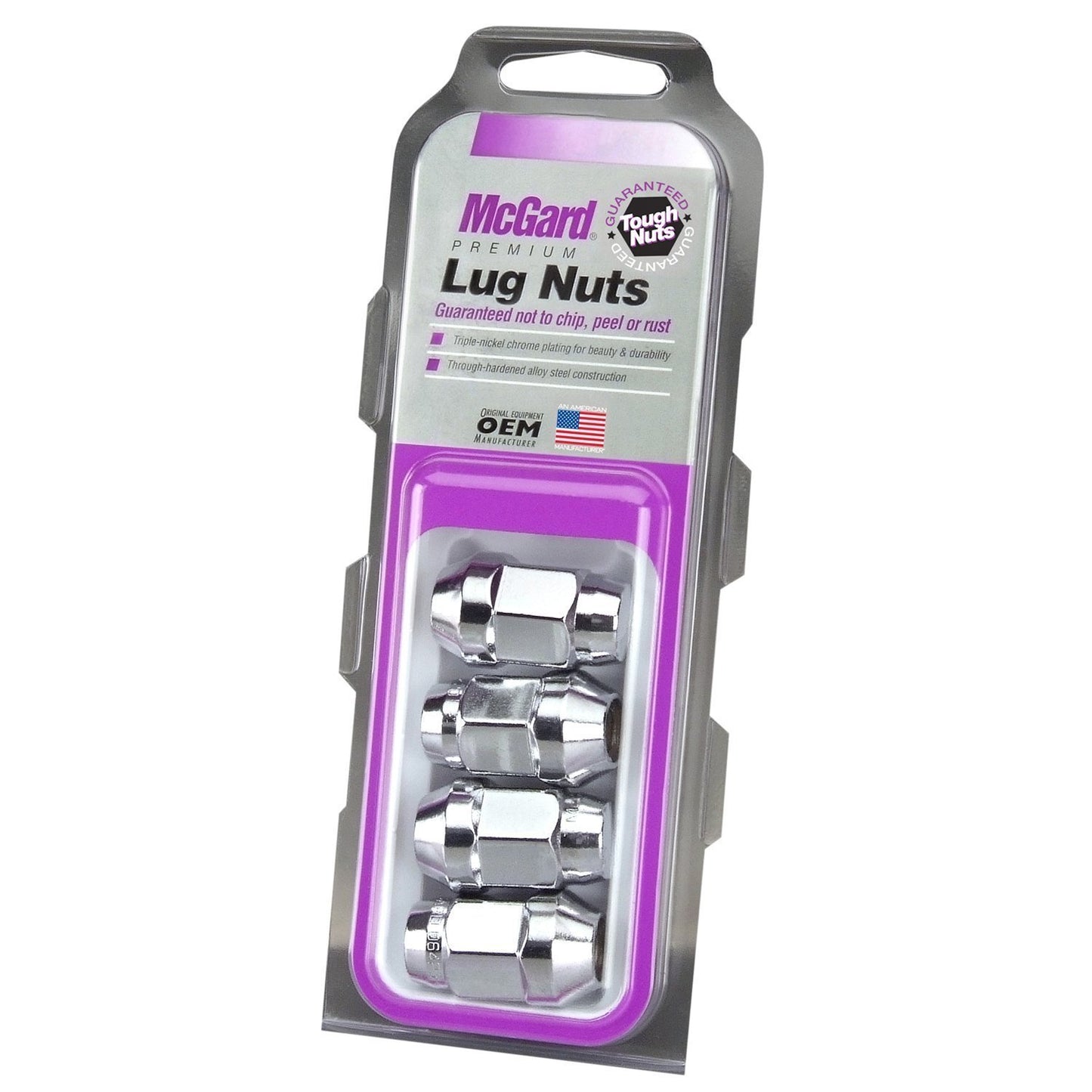 McGard Bulge Cone Seat Style Lug Nuts / Chrome | 64013