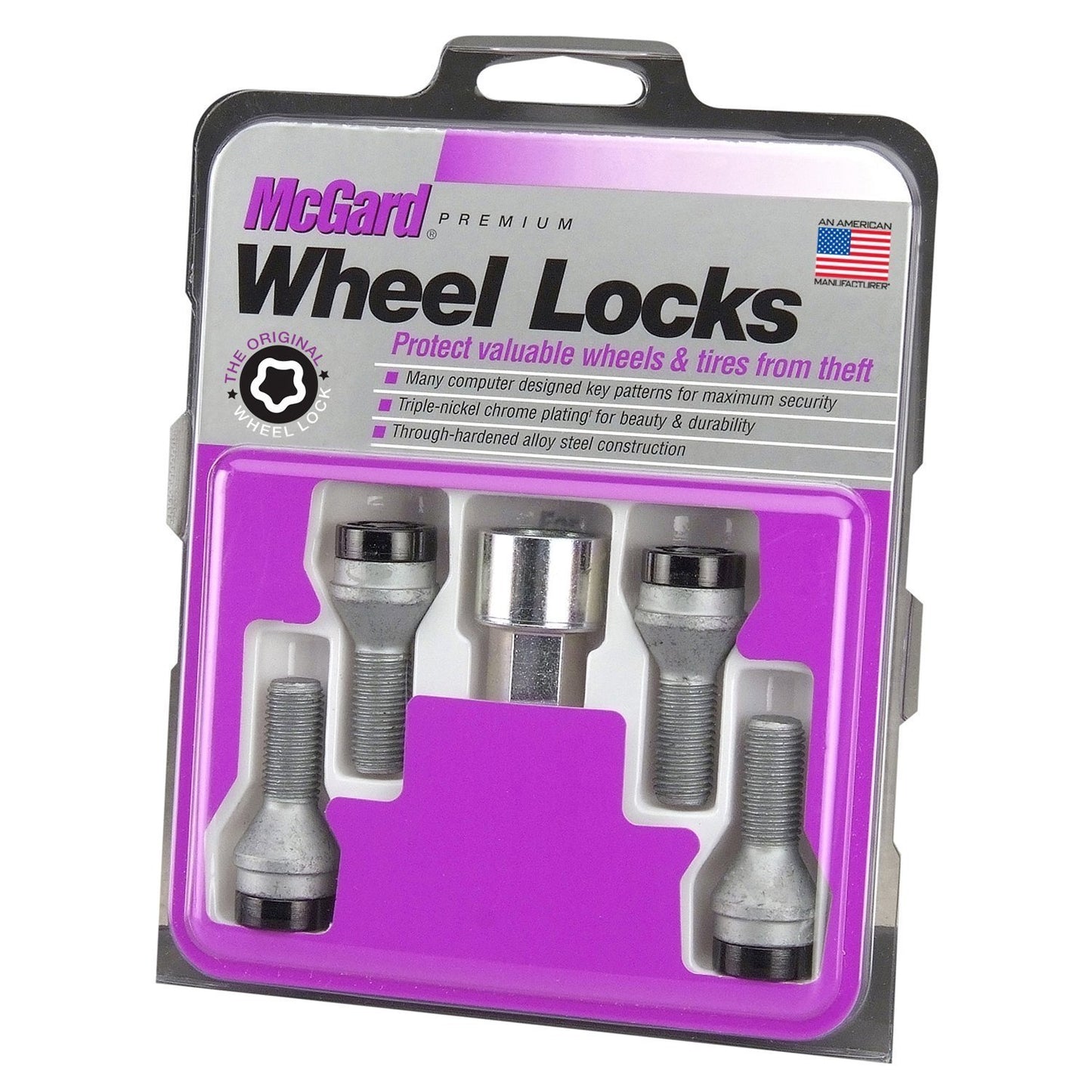 McGard Cone Seat Style Wheel Lock Bolts / Black | 27305