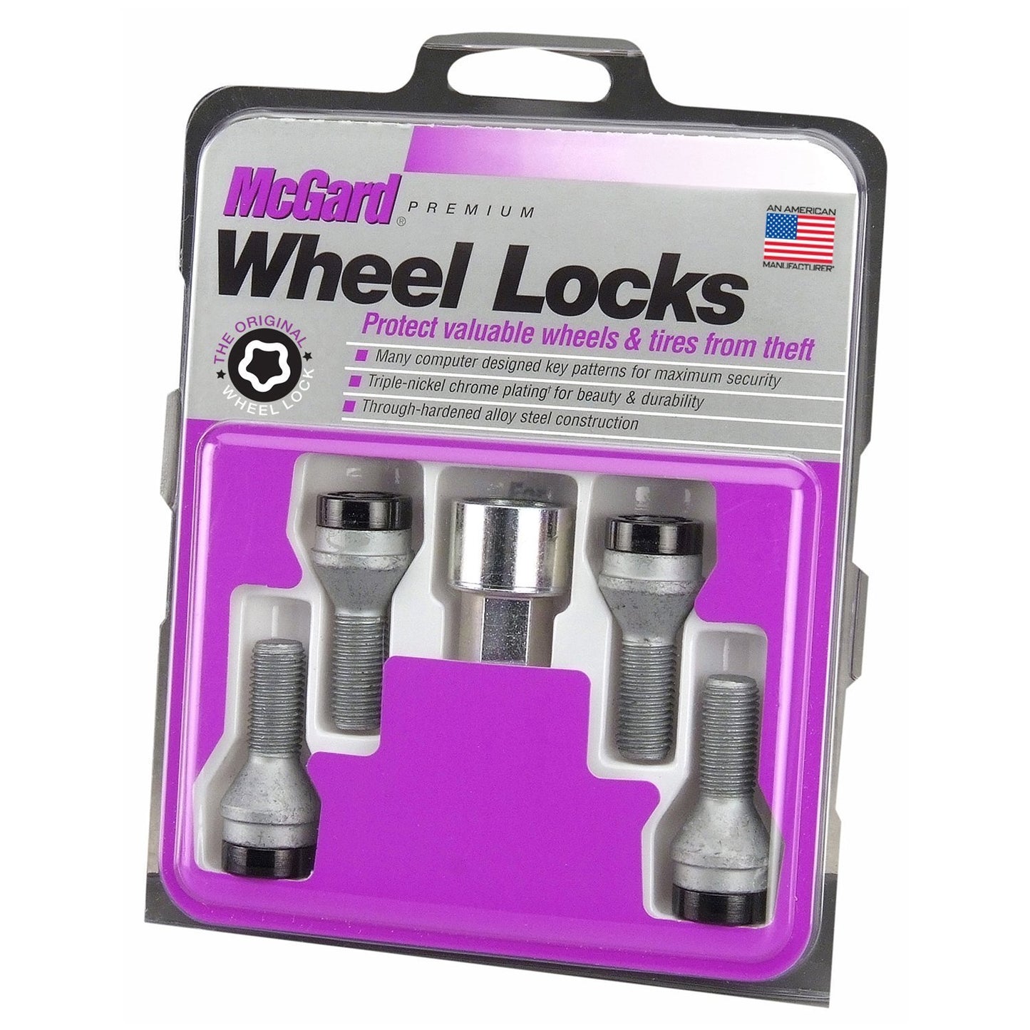 McGard Cone Seat Style Wheel Lock Bolts / Black | 27361