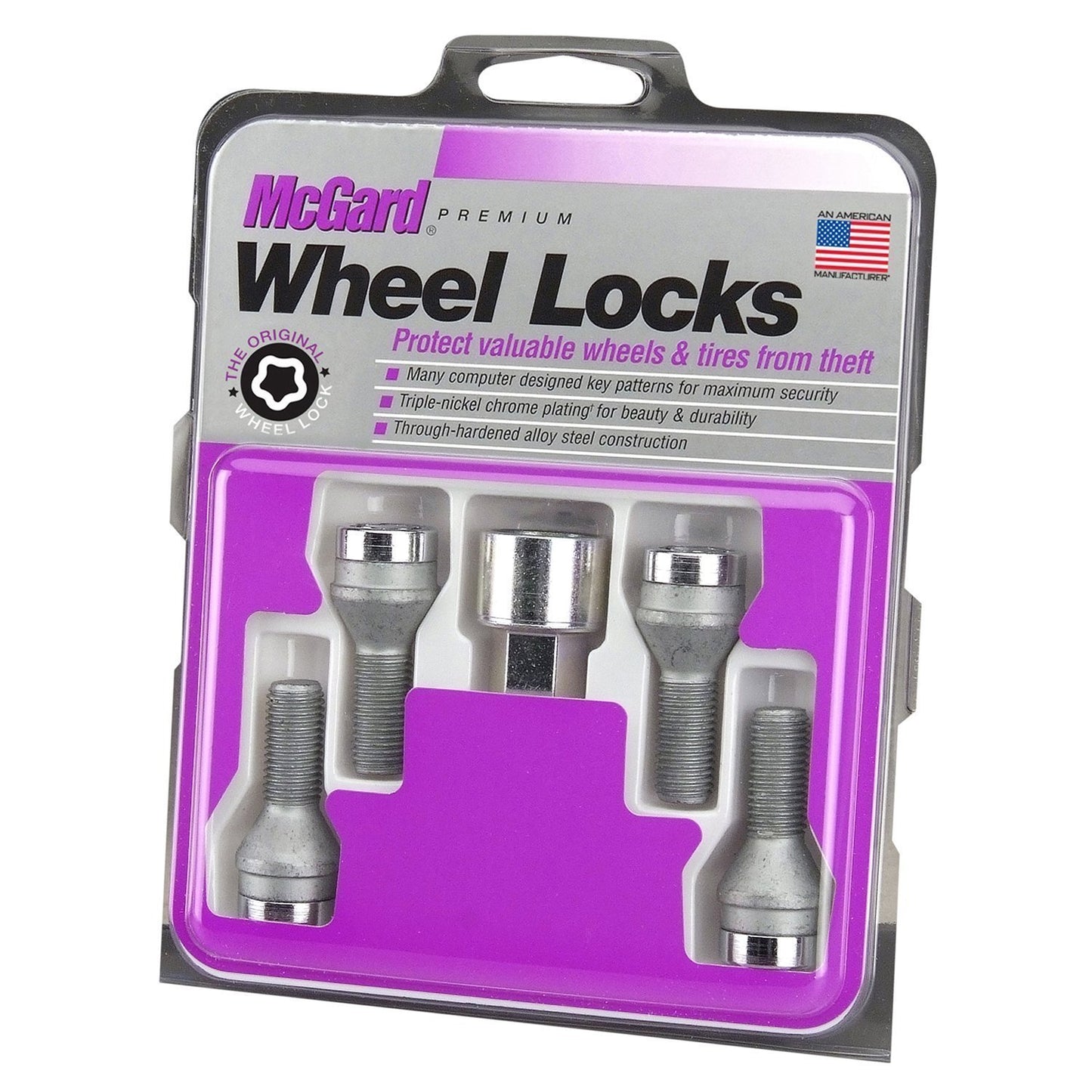 McGard Cone Seat Style Wheel Lock Bolts / Chrome | 27179