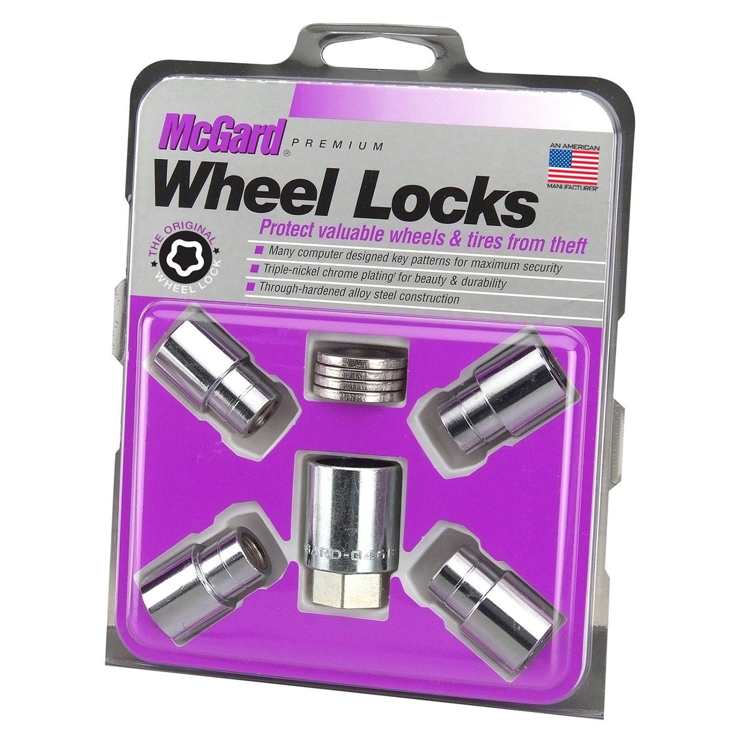 McGard Mag/Shank Style Wheel Locks / Exposed / Chrome | 21156