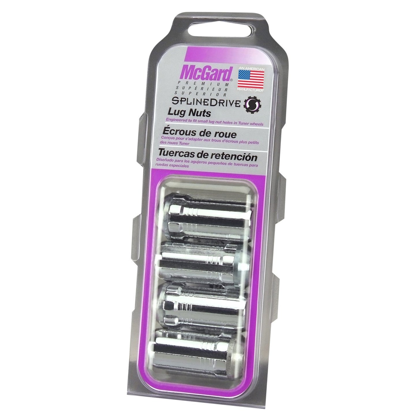 McGard Tuner Style Cone Seat Lug Nuts / Chrome | 65340