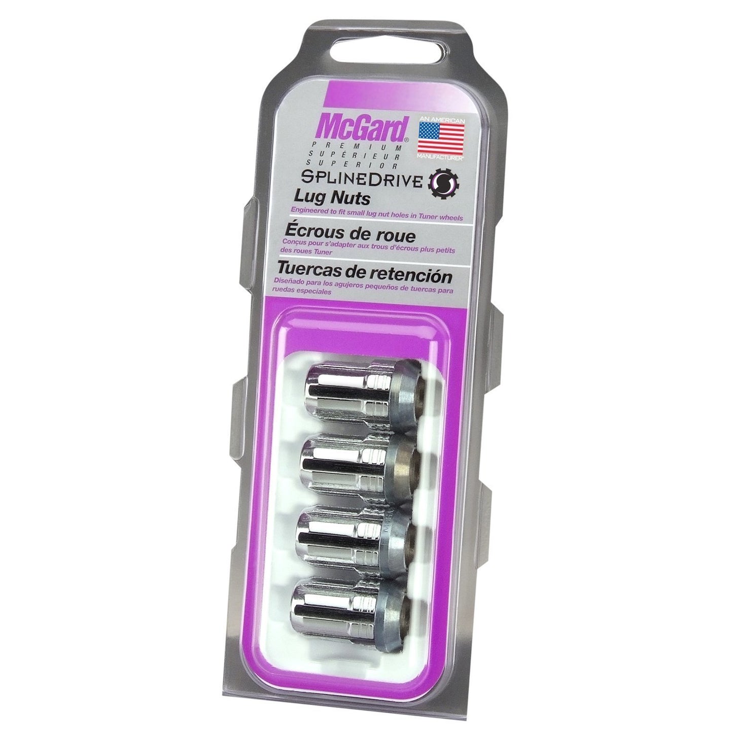 McGard Tuner Style Cone Seat Lug Nuts / Chrome | 65354