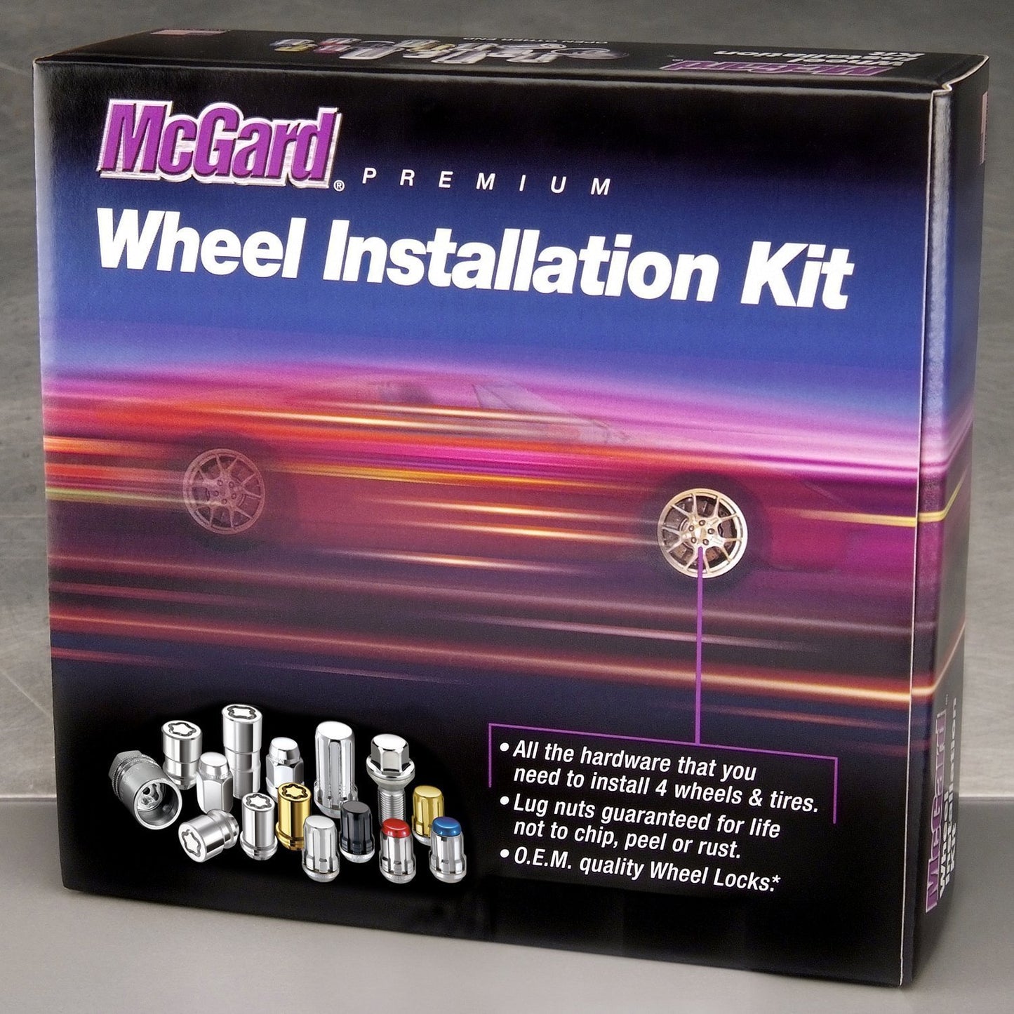 McGard Tuner Style Cone Seat Wheel Installation Kit / Chrome | 65562