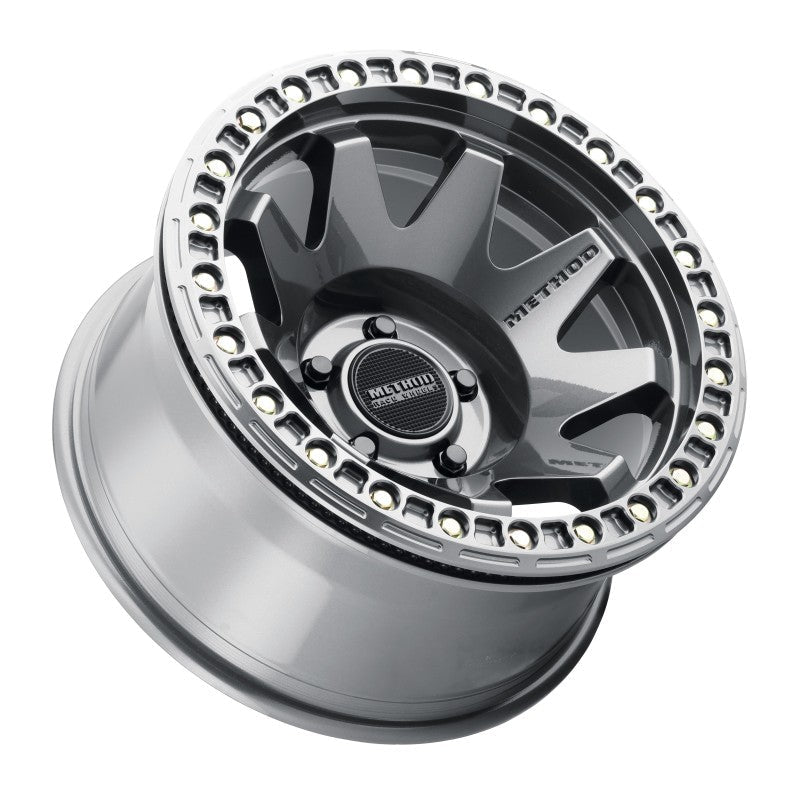 Method MR108 17x9 - 44mm Offset 5x5 71.5mm CB Gloss Titanium w/BH - H24125 - 38 Wheel - JDMuscleNon - CategorizedmrwMR10879050844B