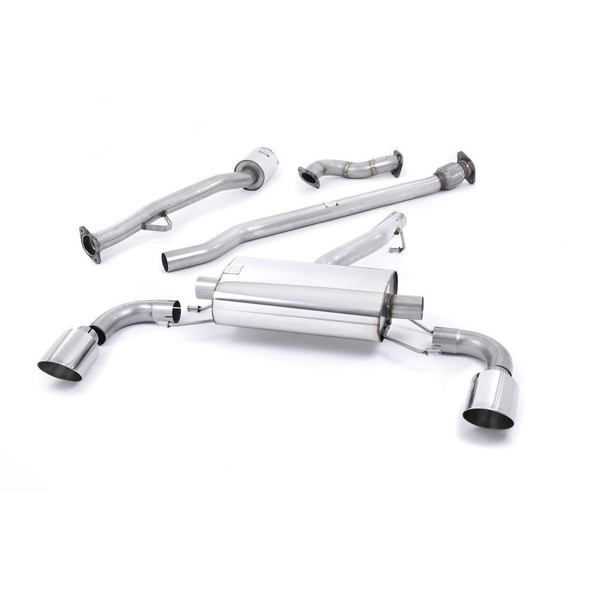 Milltek Primary Cat Back Exhaust 2.5in Non Resonated Scion FR-S 2013-2016 / Subaru BRZ 2013-2019 / Toyota FT-86 2017-2019