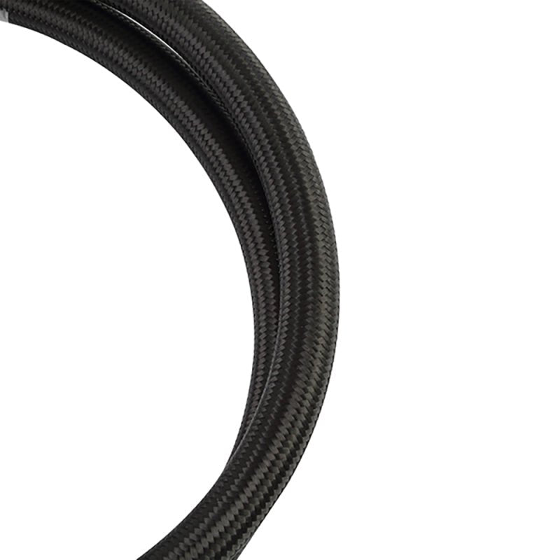 Mishimoto 10Ft Stainless Steel Braided Hose w/ 6AN Fittings Black Universal | MMSBH-06120-CB - JDMuscleRadiator HosesmisMMSBH-06120-CB