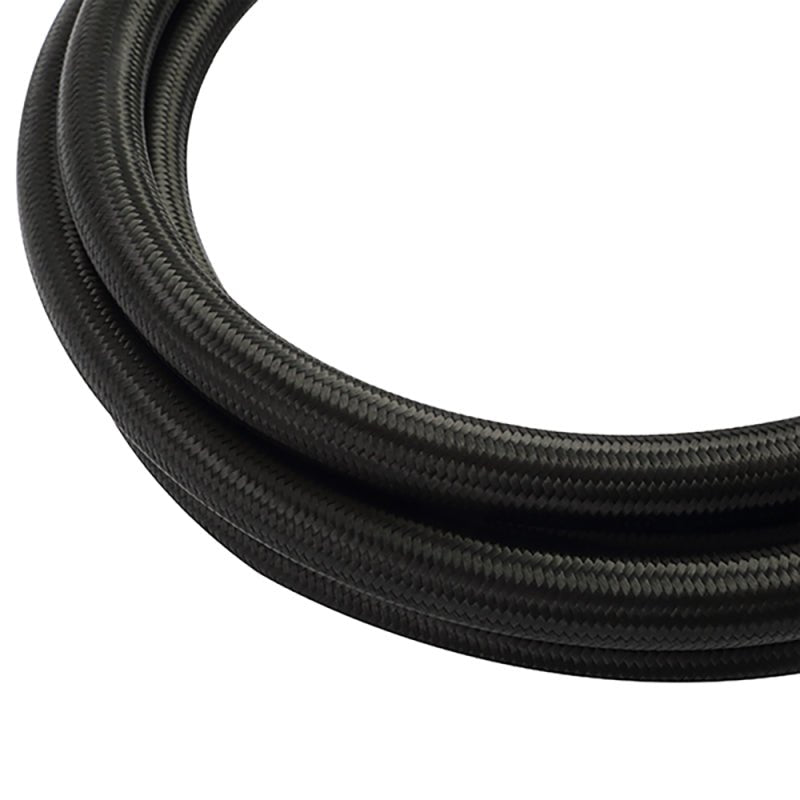 Mishimoto 6Ft Stainless Steel Braided Hose w/ 8AN Fitting Black Universal | MMSBH-0872-CB - JDMuscleRadiator HosesmisMMSBH-0872-CB