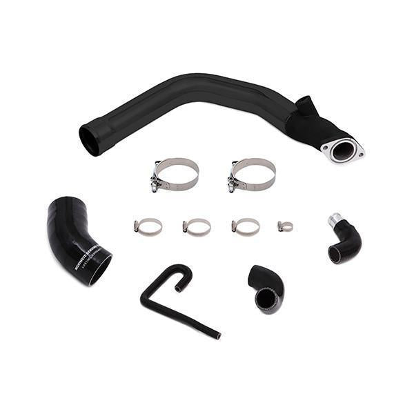 Mishimoto Top Mount Intercooler Kit Powder Coated Black / Black Pipes WRX 15-2019