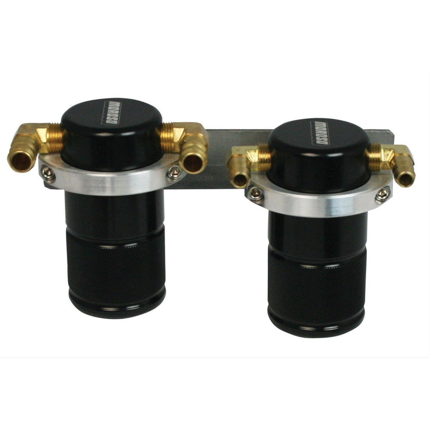 Moroso Air Oil Separator Twin Small Body Black Subaru STI 2004-2007 / WRX 2006-2007
