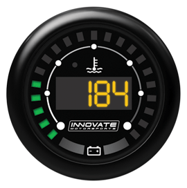 Innovate MTX Digital Water Temperature & Battery Gauge Kit Dual Function - Universal | 3853