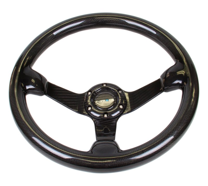 NRG Carbon Fiber Steeering Wheel | 350mm Deep Dish - Full Carbon - JDMuscleSteering Wheels171436
