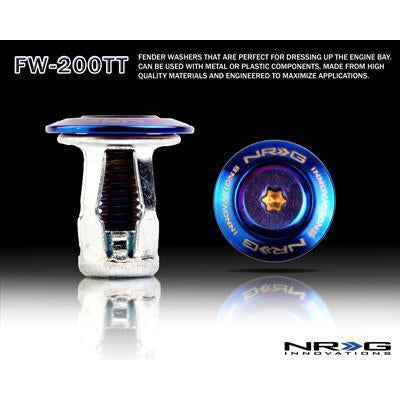 NRG Fender Washer Kit FW-200 Titanium Burn - Universal | FW-200TT