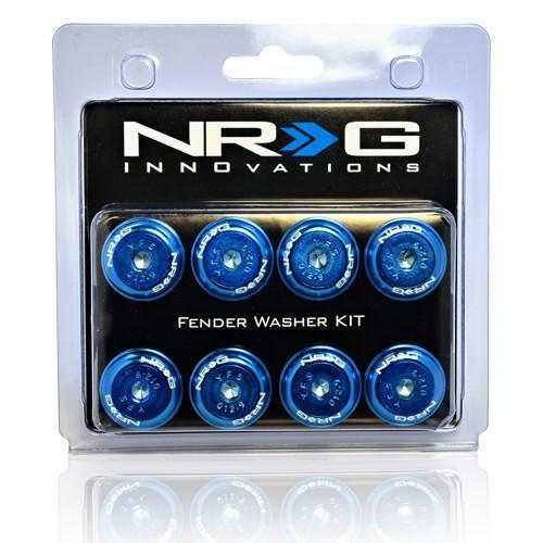 NRG Fender Washer Kit FW-800 Blue 8mm - Universal | FW-800BL