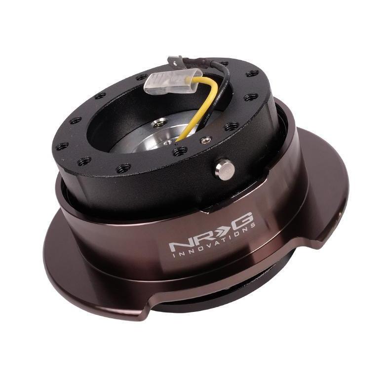 NRG Quick Release Kit Gen 2.5 Black / Black Chrome - Universal | SRK-250BKC