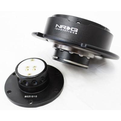 NRG Quick Release Kit Gen 2.5 Black/Black Ring - Universal | SRK-250BK