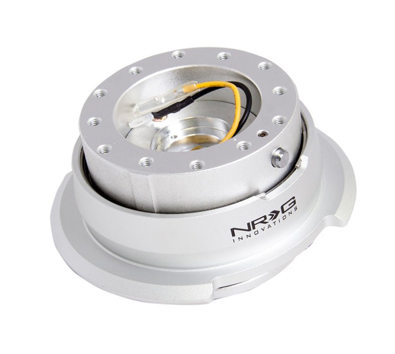 NRG Quick Release Kit Gen 2.8 - Silver / Silver Ring - JDMuscleSteering Wheel Quick ReleasesnrgSRK-280SL