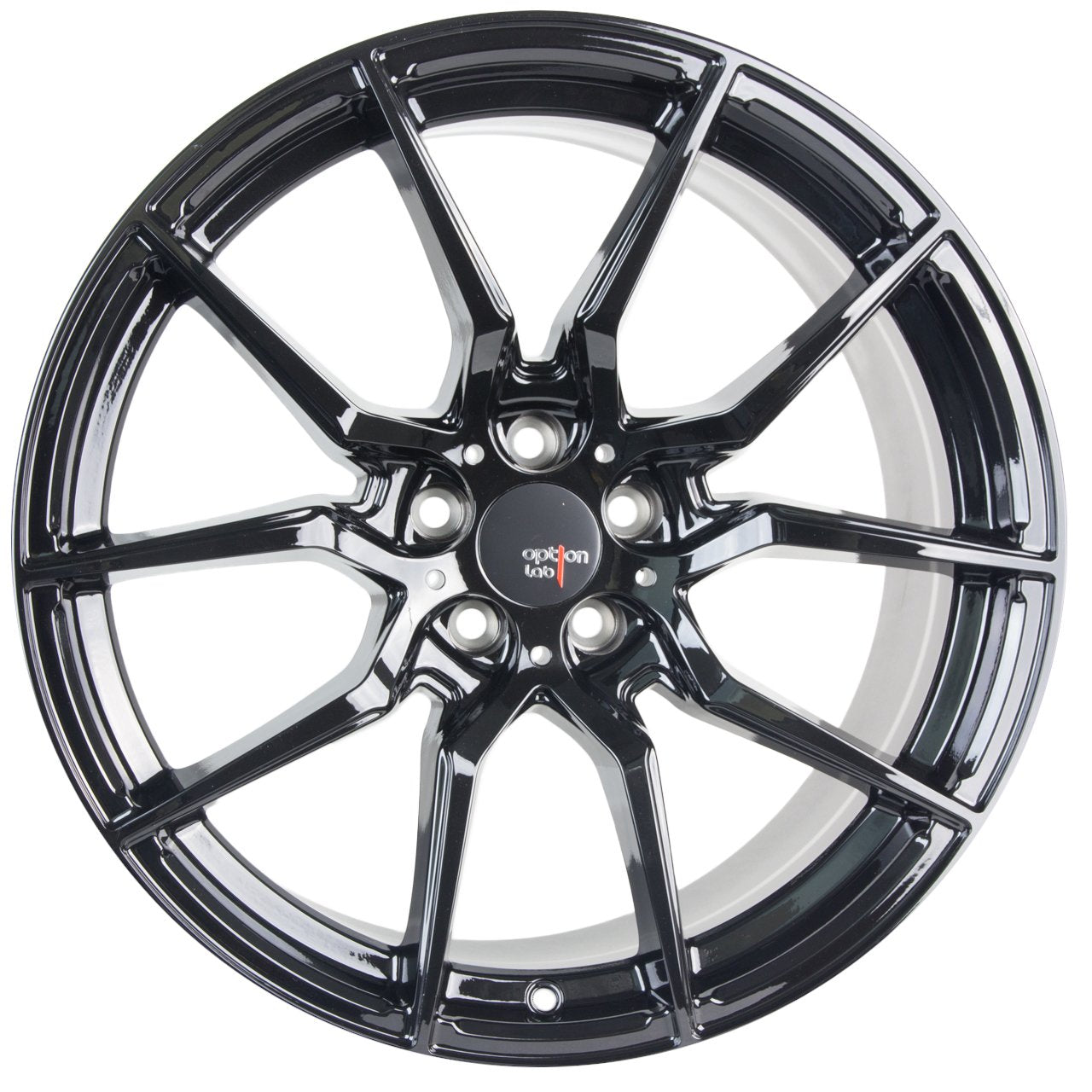 Option Lab R716 Gotham Black Wheel 18x8.5 +40 5x108