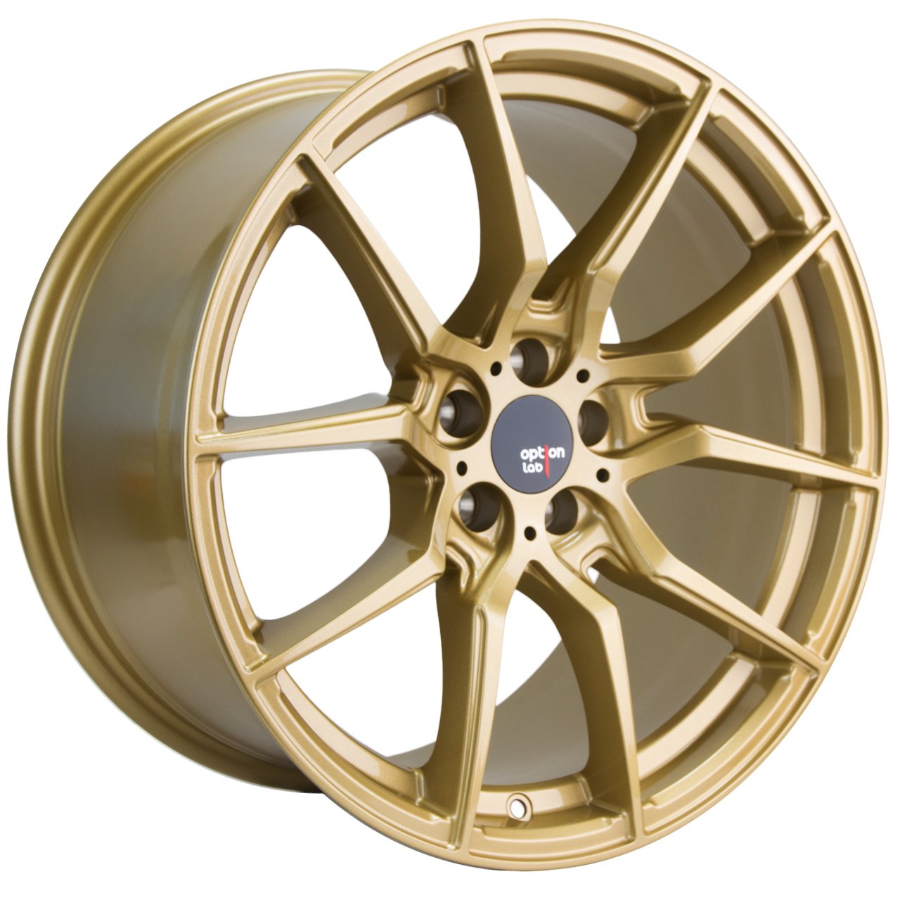 Option Lab R716 Top Secret Gold Wheel 18x9.5 +35 5x114.3