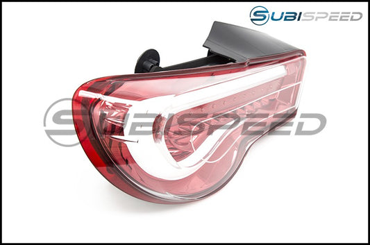 OLM VL STYLE / HELIX NON-SEQUENTIAL LENS TAIL LIGHTS (CLEAR LENS, RED BASE) 2013-2020 FRS / BRZ / 86 | OLMHTYF86TL-CR