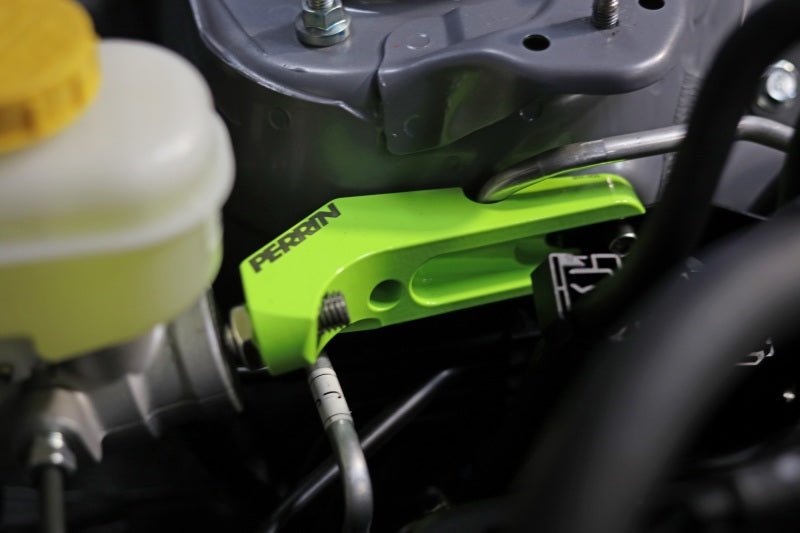 Perrin 13 - 23 BRZ / 13 - 16 FRS / 17 - 21 GT86 / 22 - 23 GR86 Master Cylinder Brace Neon Yellow | PSP - BRK - 406NY - JDMuscleMaster Cylinder BracesperPSP-BRK-406NY