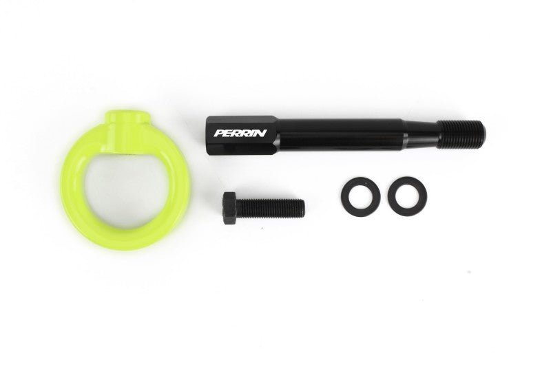 Perrin Rear Tow Hook Kit Neon Yellow Subaru Forester 2014-2023 | PSP-BDY-253NY - JDMuscleTow HooksperPSP-BDY-253NY