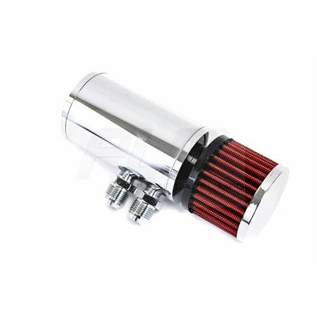 PLM Power Driven Universal Oil Catch Can | Breather Tank | PLM-CATCH-CAN-SMALL-SILVER