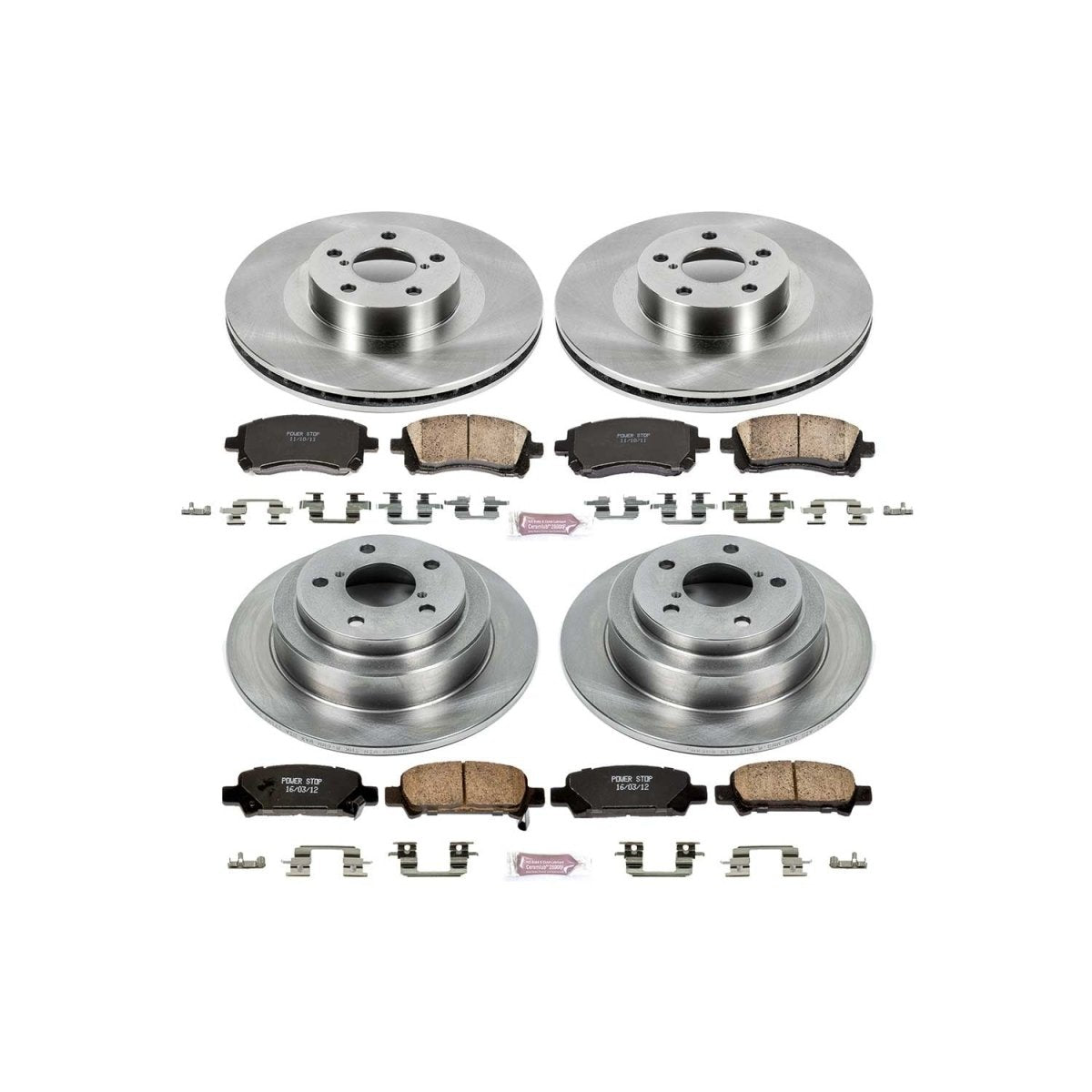 Power Stop 02 - 03 Subaru Impreza Front & Rear Autospecialty Brake Kit | KOE2371 - JDMuscleBrake KitspsbKOE2371
