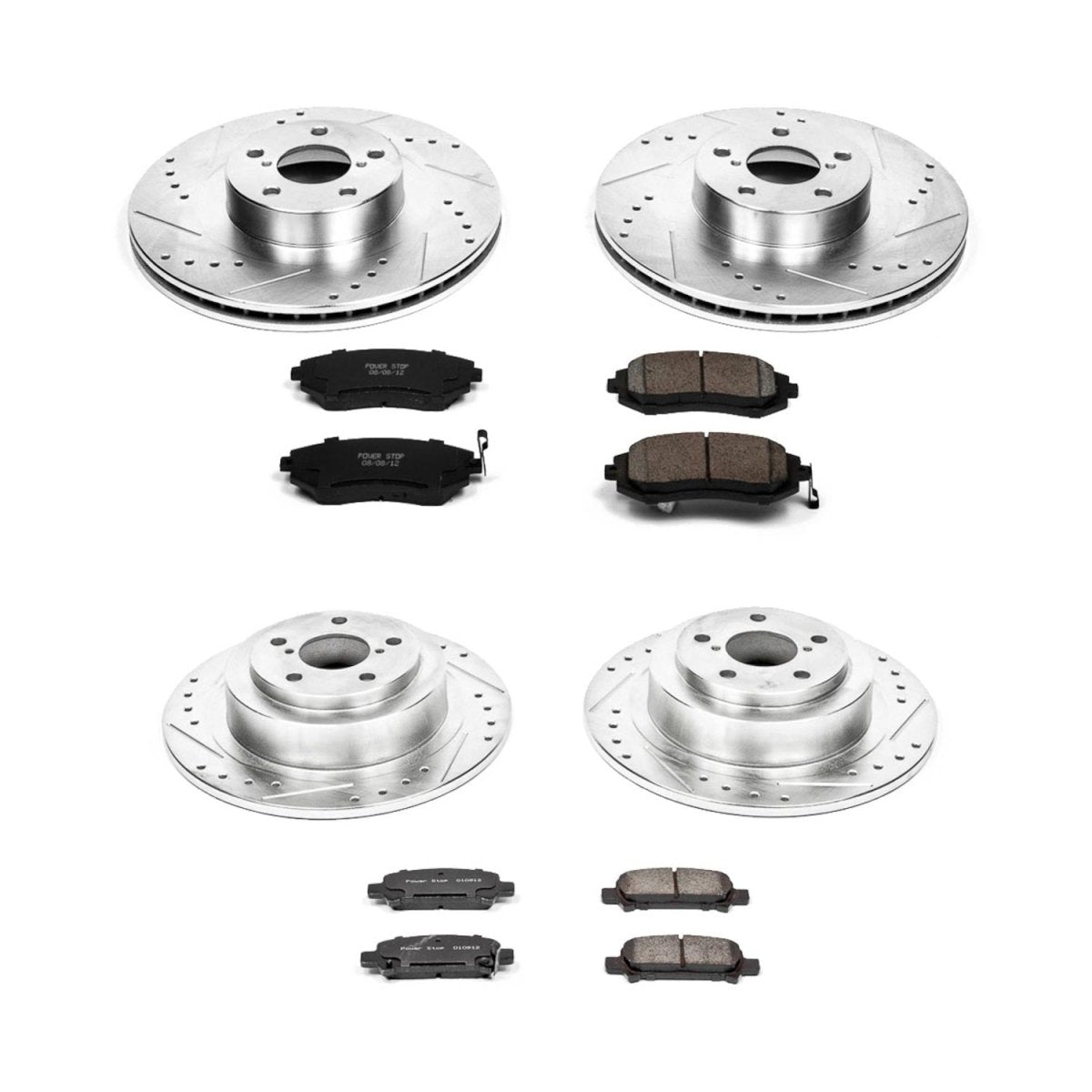 Power Stop 03 - 06 Subaru Baja Front & Rear Z23 Evolution Sport Brake Kit | K2751 - JDMuscleBrake KitspsbK2751