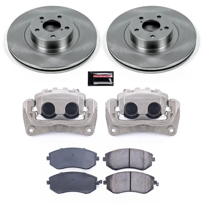 Power Stop 04 - 06 Subaru Baja Autospecialty Kit w/ Calipers - Front | KCOE3038A - JDMuscleBrake KitspsbKCOE3038A