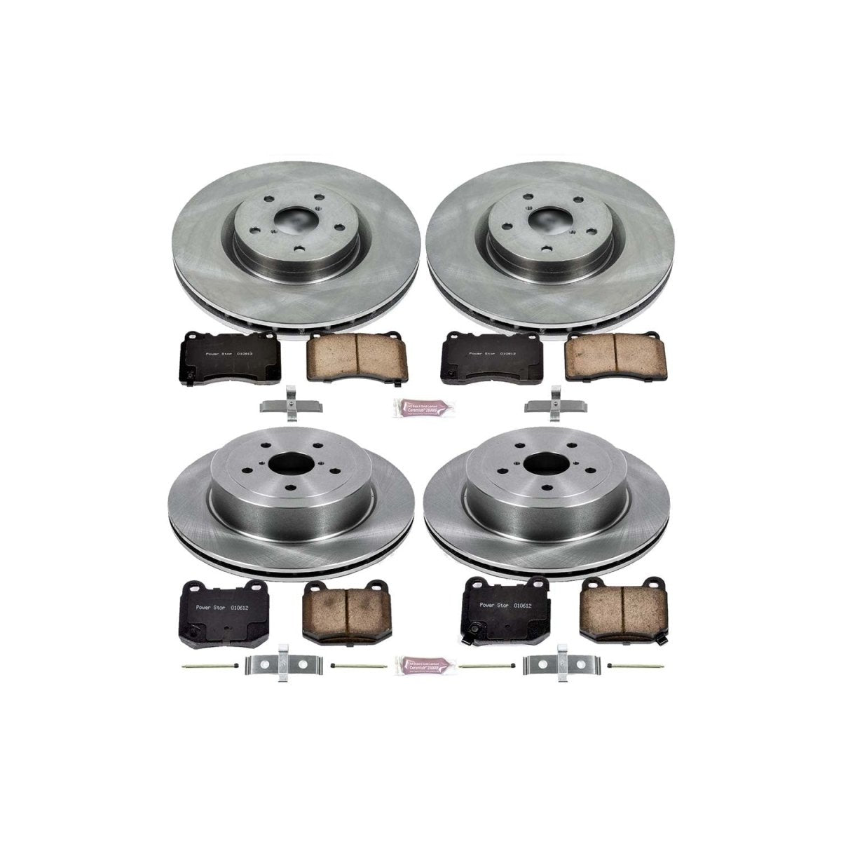 Power Stop 05 - 07 Subaru Impreza Front & Rear Autospecialty Brake Kit | KOE2896 - JDMuscleBrake KitspsbKOE2896