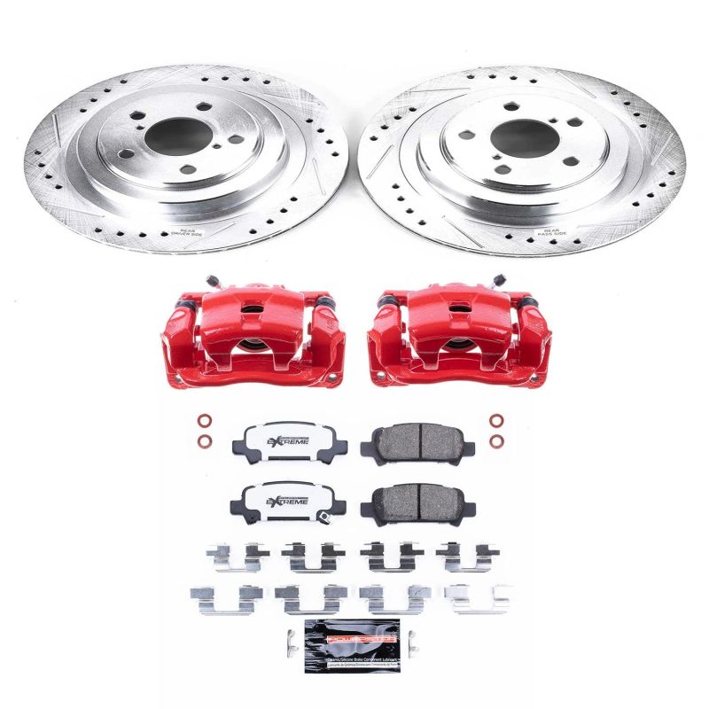 Power Stop 05 - 09 Subaru Legacy Z26 Street Kit w/ Calipers - Rear | KC219 - 26 - JDMuscleBrake KitspsbKC219-26