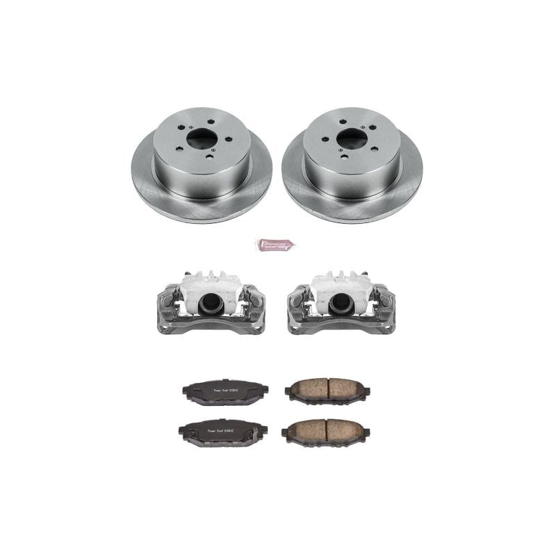 Power Stop 06 - 09 Subaru Legacy Autospecialty Kit w/ Calipers - Rear | KCOE4632A - JDMuscleBrake KitspsbKCOE4632A