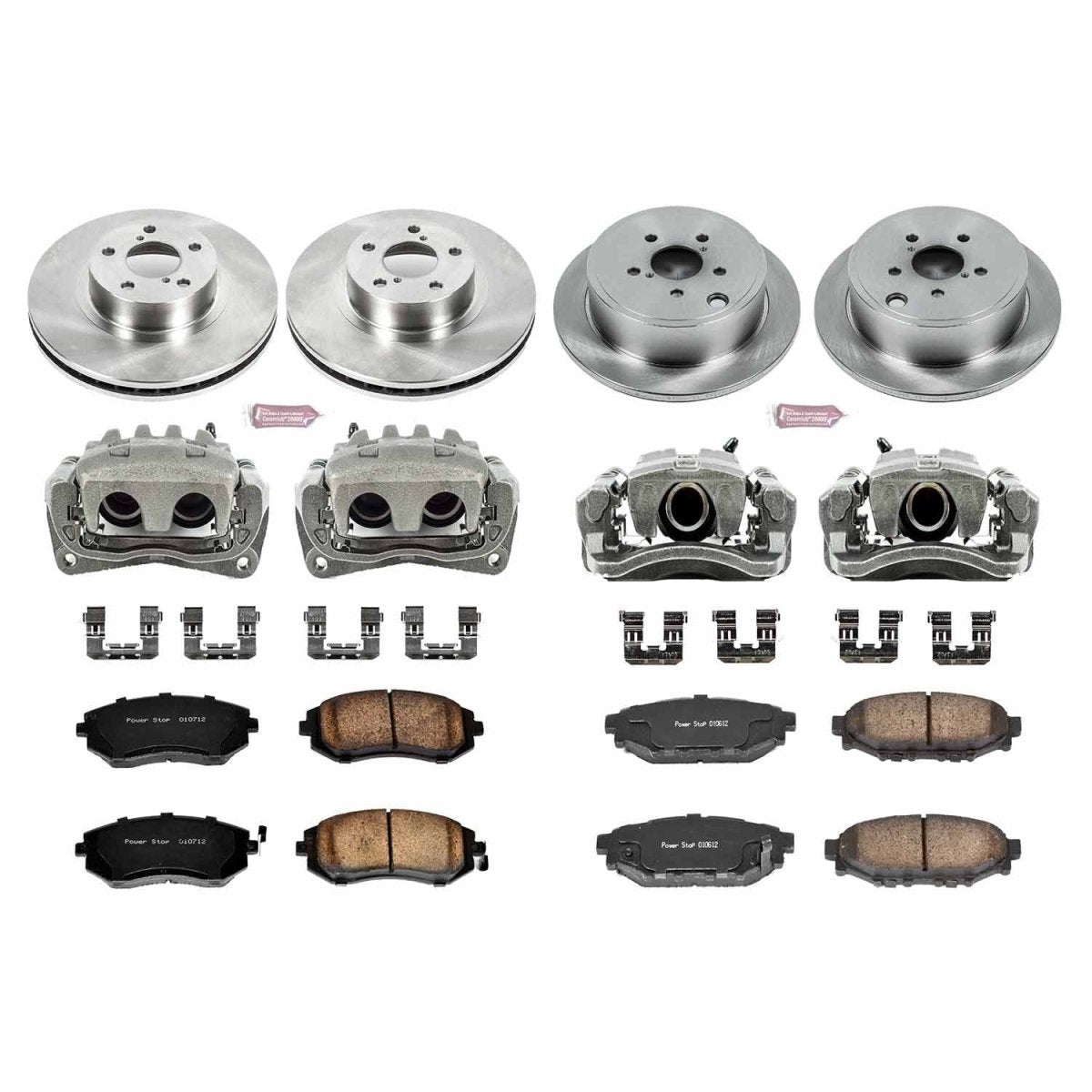 Power Stop 08 - 10 Subaru Impreza Front & Rear Autospecialty Brake Kit w/Calipers | KCOE6110 - JDMuscleBrake KitspsbKCOE6110