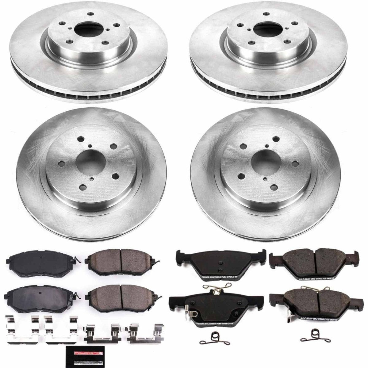 Power Stop 15 - 18 Subaru Legacy Front & Rear Autospecialty Brake Kit | KOE7028 - JDMuscleBrake KitspsbKOE7028