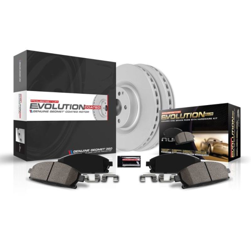 Power Stop 15 - 19 WRX Rear Z17 Evolution Geomet Coated Brake Kit | CRK6977 - JDMuscleBrake KitspsbCRK6977